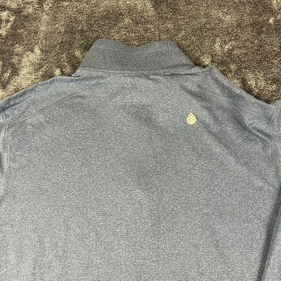 Stio Crester Half Zip Heather Blue Pullover Men's L Performance Stretch - Picture 11 of 12